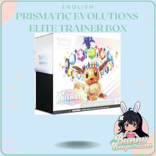 English Prismatic Evolutions Elite Trainer Box