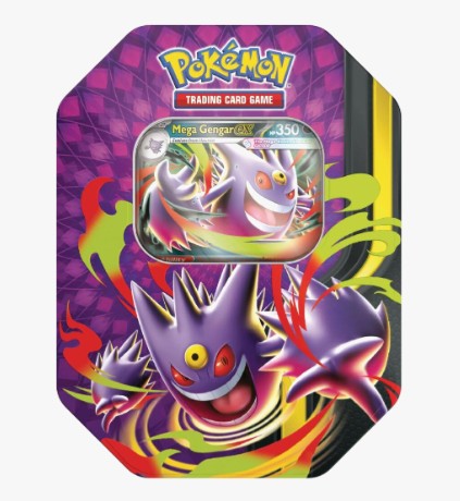 ENGLISH: ONE Mega Moonlit Tin [Choose between Mega Clefable ex OR Mega Gengar ex]