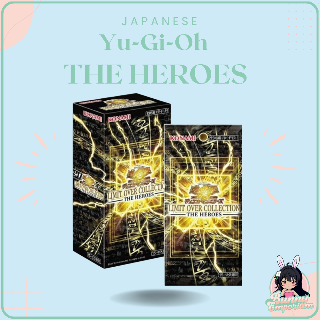 JAPANESE Yu-Gi-Oh Limit Over Collection: THE HEROES booster box